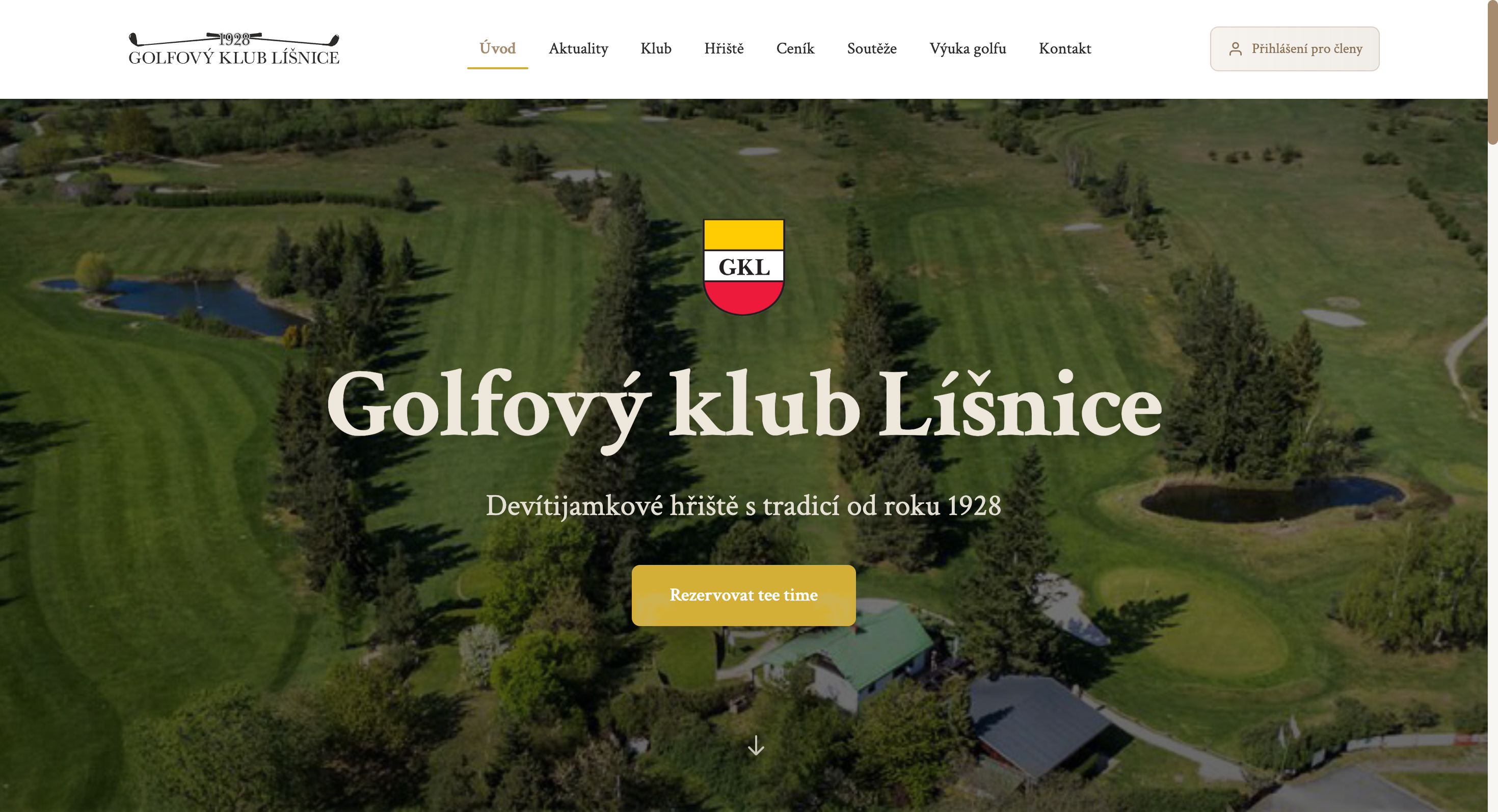 Náhled projektu Golfový klub Líšnice